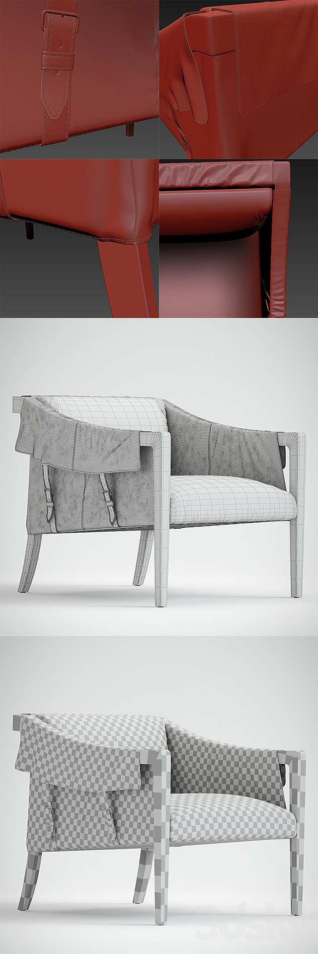 armchair 3DSMax File - thumbnail 3