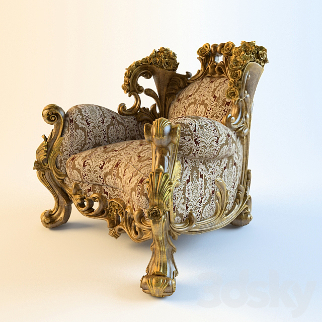 Armchair 3DSMax File - thumbnail 1