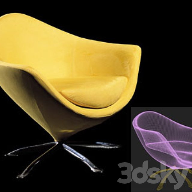 Armchair 3DSMax File - thumbnail 1