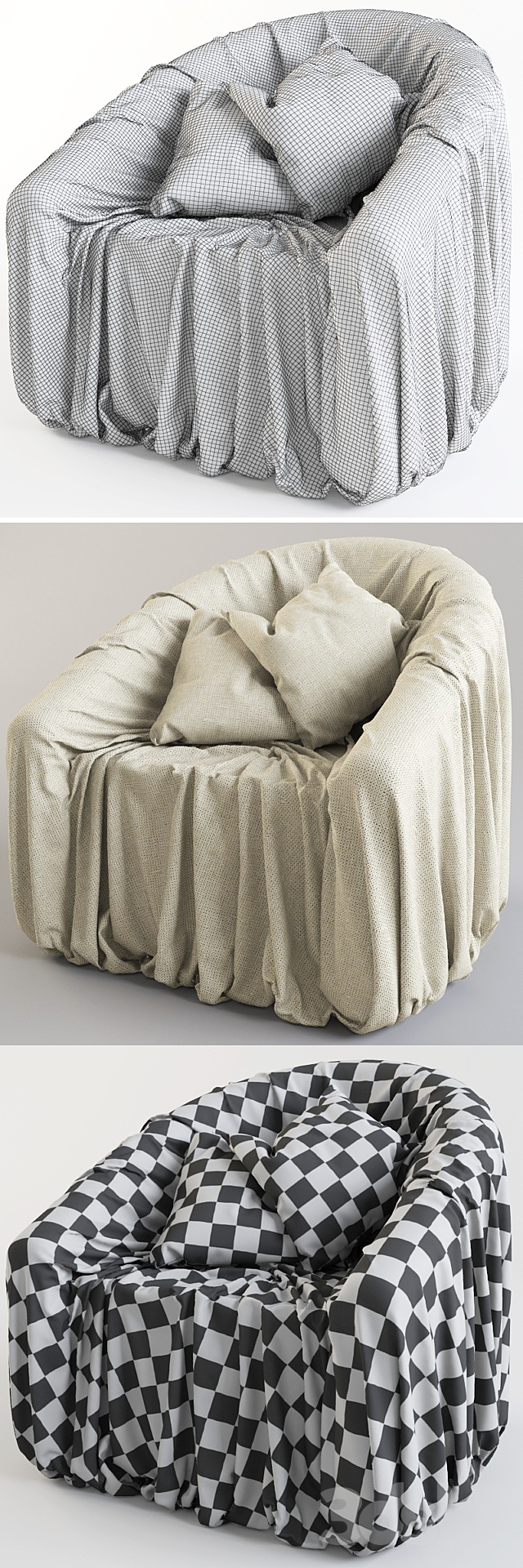 Armchair 3DSMax File - thumbnail 1