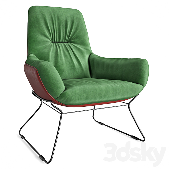 ARMCHAIR 4073 model 3DSMax File - thumbnail 1