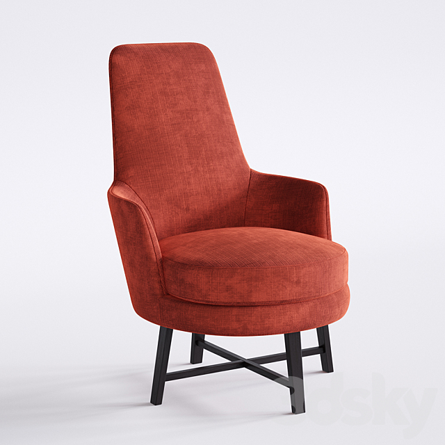 Armchair _ MHLIVING _ Home Space _ R700-32 3DS Max Model - thumbnail 2