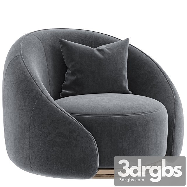 Armchair Abbracci 3dsmax Download - thumbnail 1