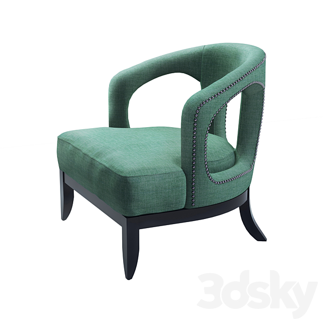 Armchair Adam Eichholtz 3DSMax File - thumbnail 1