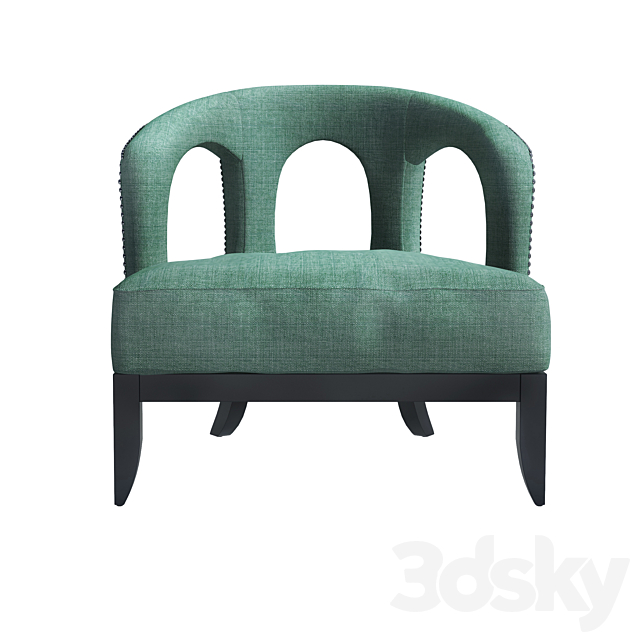 Armchair Adam Eichholtz 3DSMax File - thumbnail 2