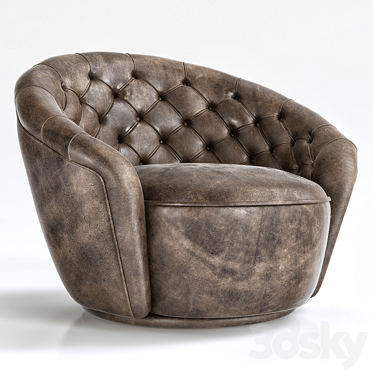 Armchair Agon Visionnaire 3DS Max Model - thumbnail 2