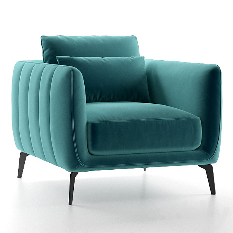 Armchair Amsterdam 3DS Max - thumbnail 1