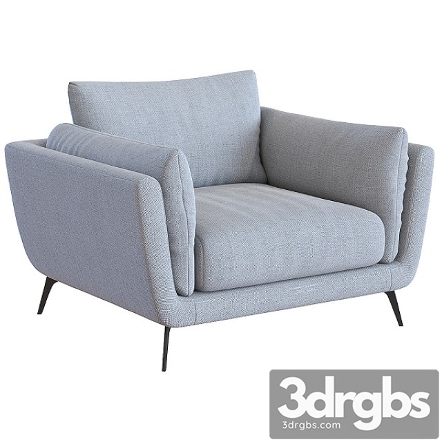 Armchair Amsterdam 3dsmax Download - thumbnail 1