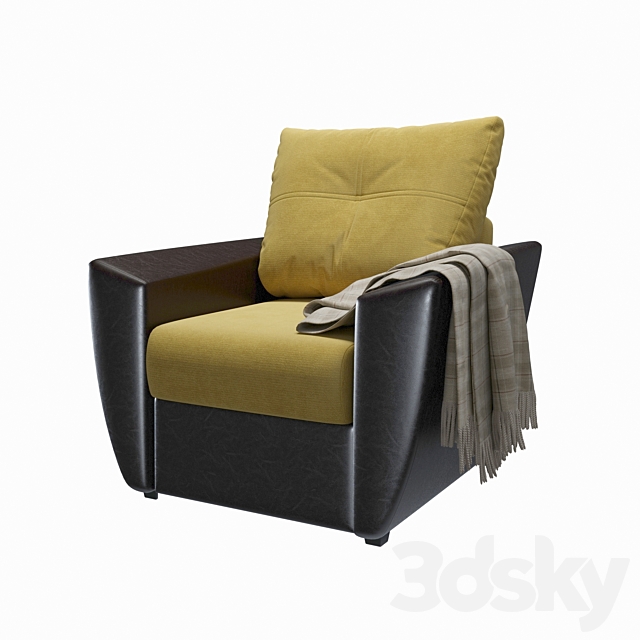 Armchair Amsterdam 3DSMax File - thumbnail 1