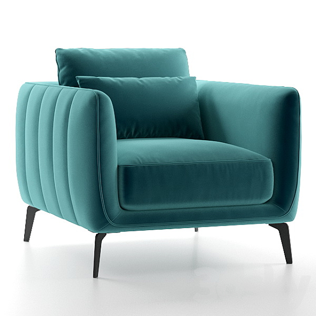 Armchair Amsterdam 3DSMax File - thumbnail 1