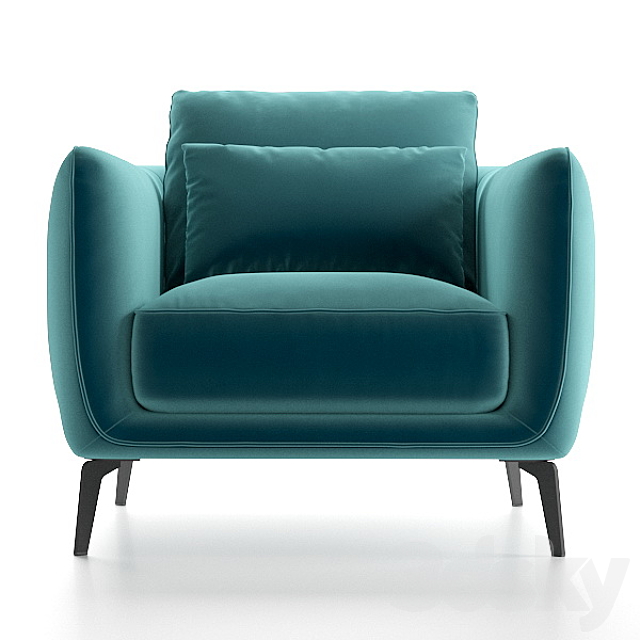 Armchair Amsterdam 3DSMax File - thumbnail 2