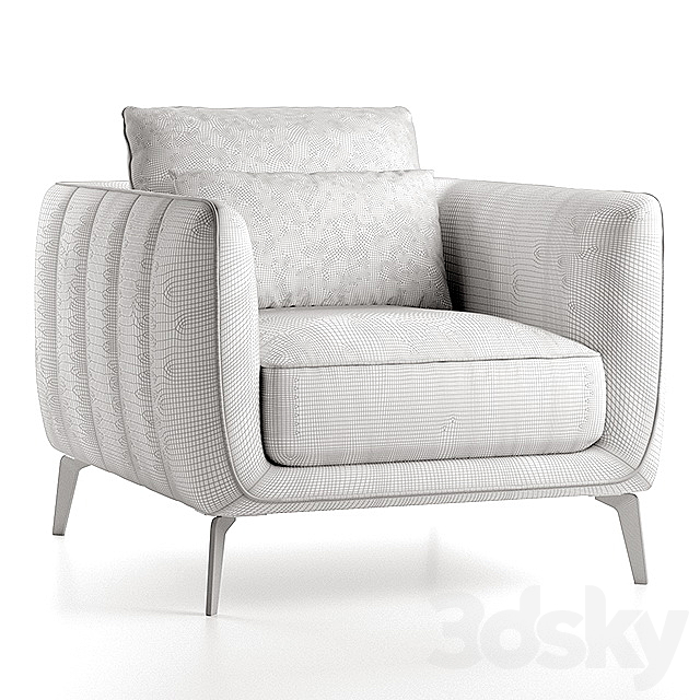 Armchair Amsterdam 3DSMax File - thumbnail 3