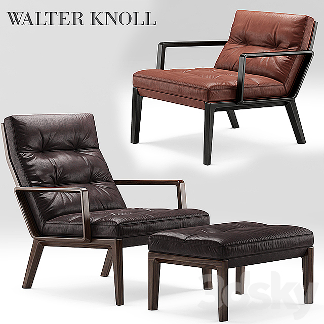 Armchair Andoo Lounge Walter Knoll 3DSMax File - thumbnail 1