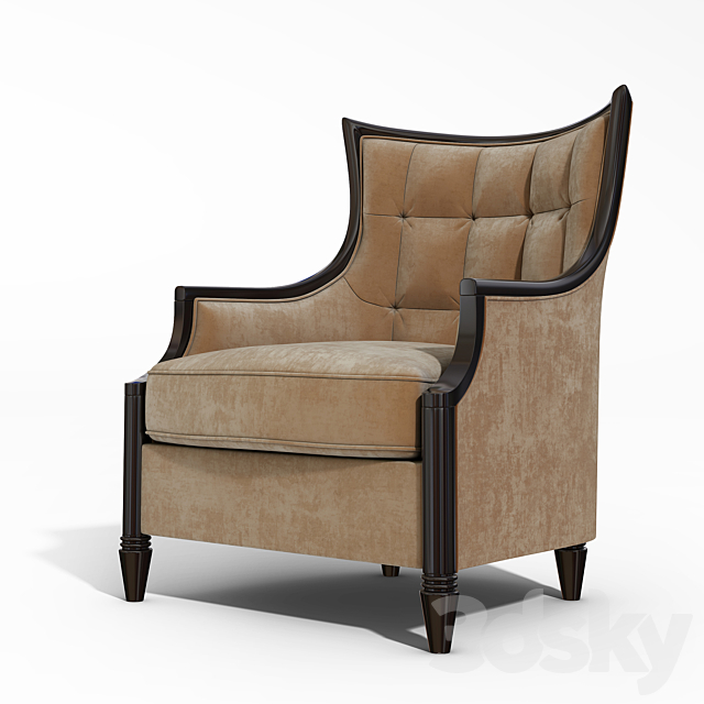 Armchair Annie 3740-004-B 3DS Max Model - thumbnail 3