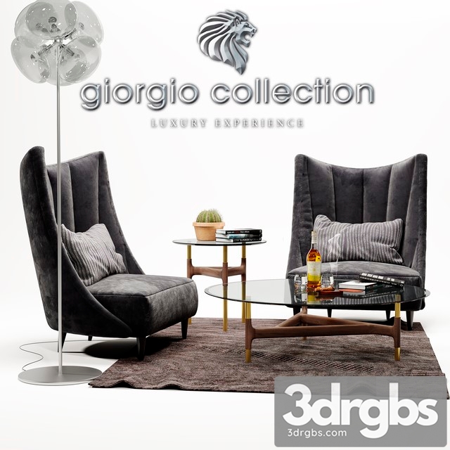 Armchair Anthea Giorgio Collection 3dsmax Download - thumbnail 1