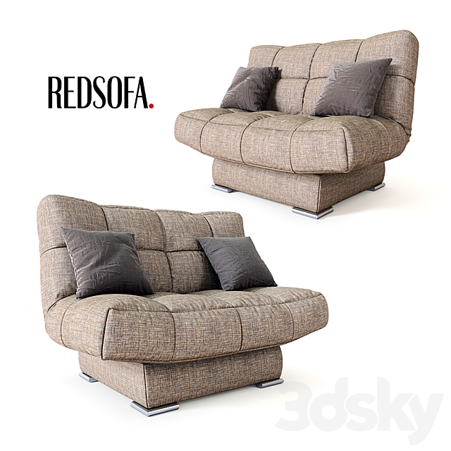 armchair Arbat 3ds Max - thumbnail 1