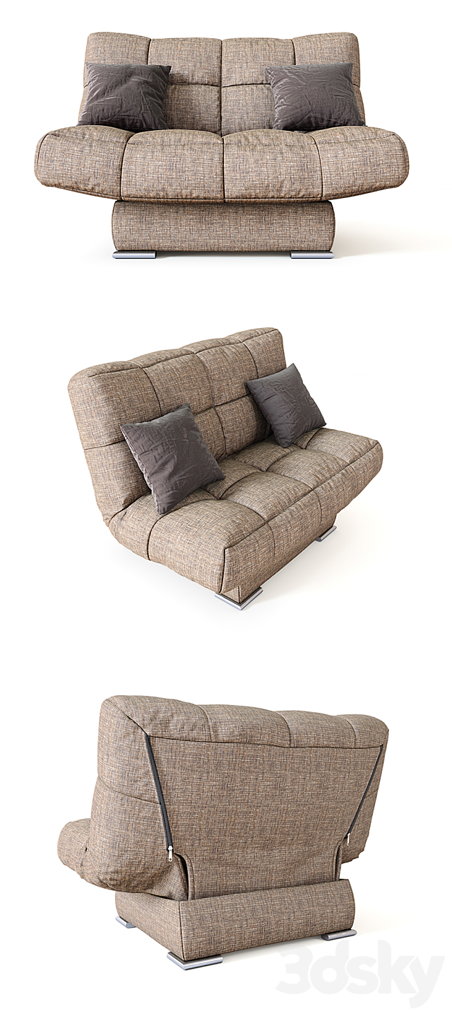 armchair Arbat 3ds Max - thumbnail 2