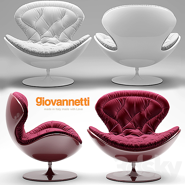 Armchair Armchair Giovannetti Jetsons 3DSMax File - thumbnail 2