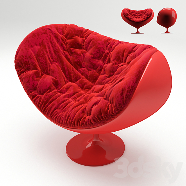 Armchair Armchair Giovannetti Love 3DSMax File - thumbnail 1