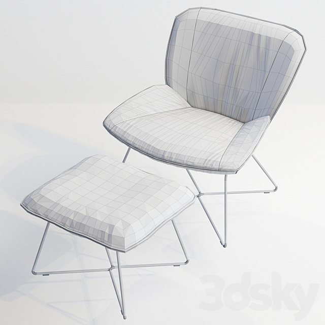 Armchair Armchair Rolf Benz 383 3DSMax File - thumbnail 3