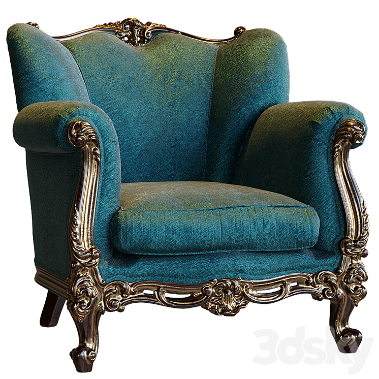 Armchair Arte Arredo 3DS Max - thumbnail 1