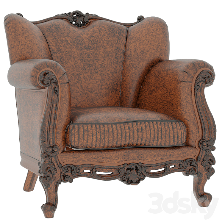 Armchair Arte Arredo 3DS Max - thumbnail 2