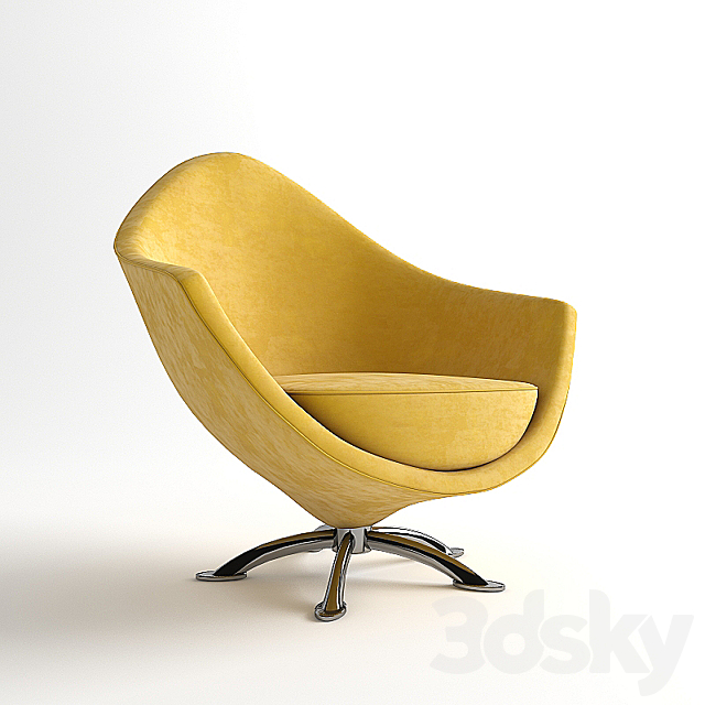 Armchair Astra 3DSMax File - thumbnail 1