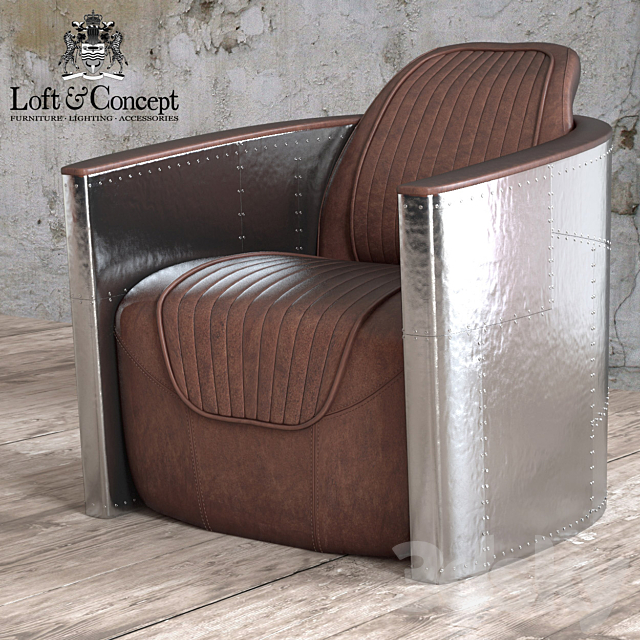 ARMCHAIR AVIATOR TOMCAT CHAIR 3DSMax File - thumbnail 1