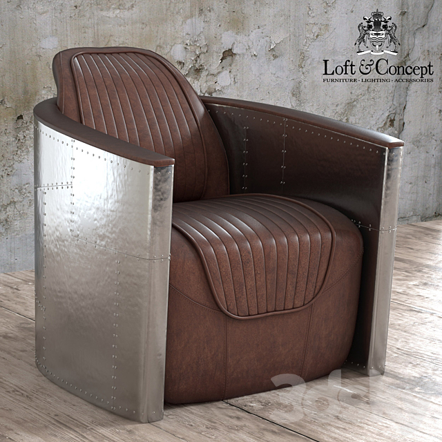 ARMCHAIR AVIATOR TOMCAT CHAIR 3DSMax File - thumbnail 2