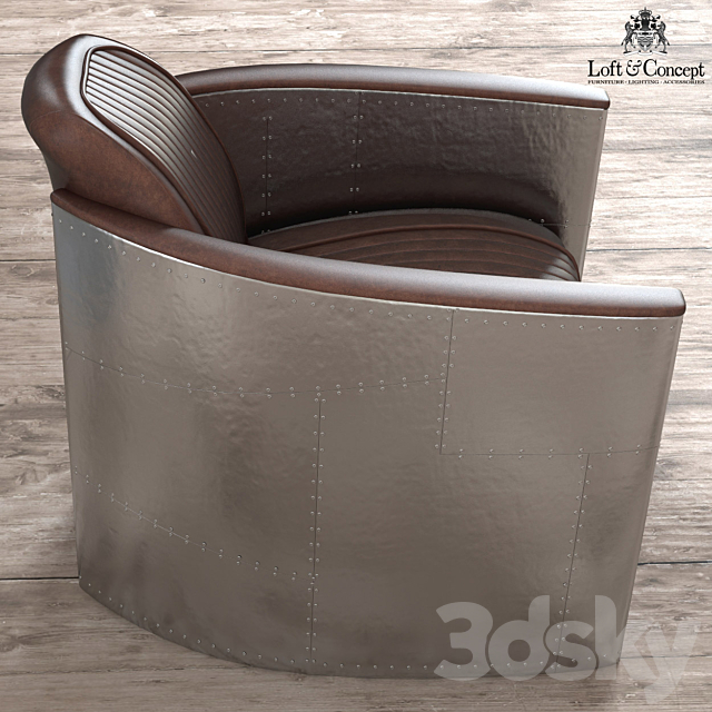 ARMCHAIR AVIATOR TOMCAT CHAIR 3DSMax File - thumbnail 3