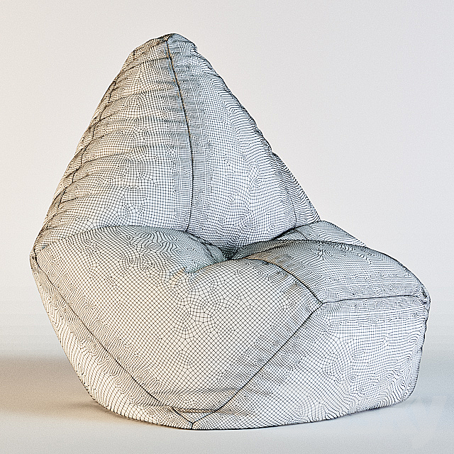 Armchair-bag Oxford 3DSMax File - thumbnail 3