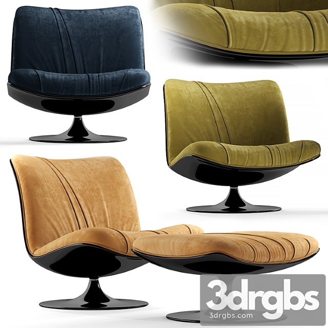 Armchair baxter marilyn 3dsmax Download - thumbnail 1