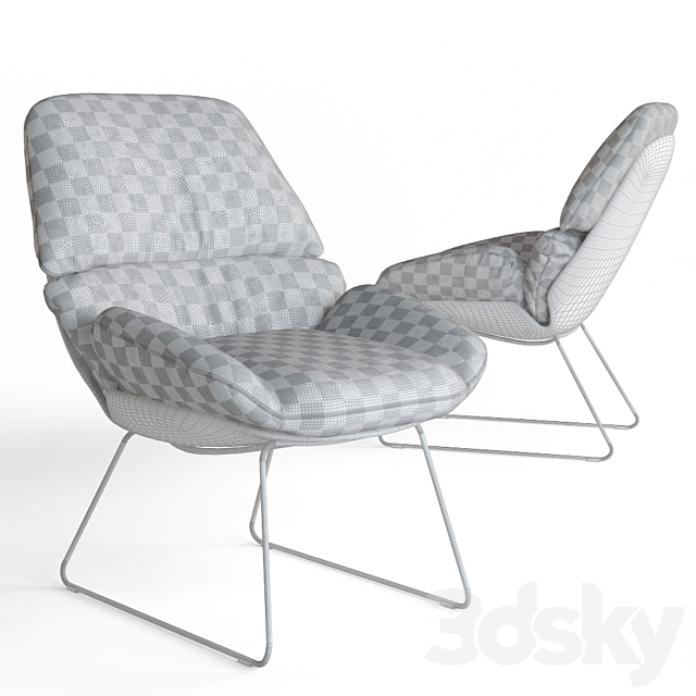 Armchair Bay 3DSMax File - thumbnail 2