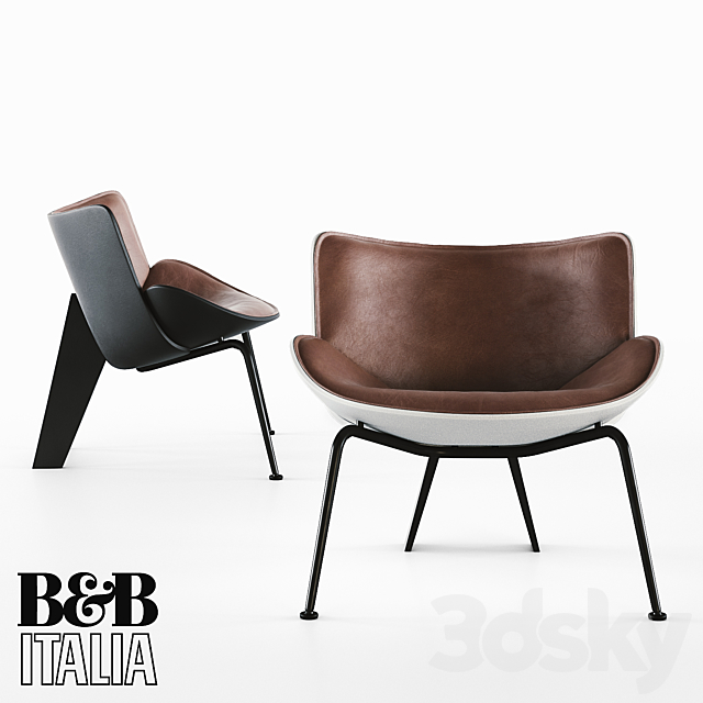 Armchair B&B Italia Do-Maru 3DSMax File - thumbnail 1