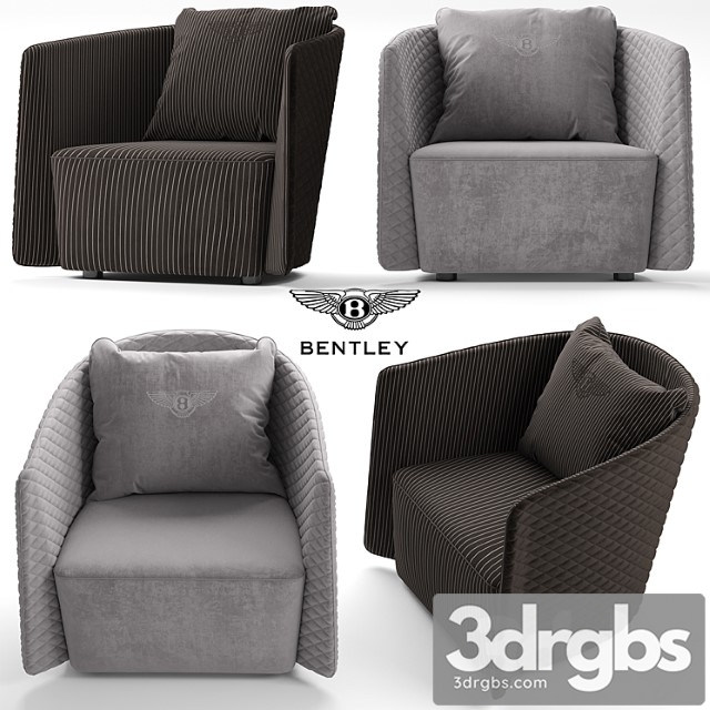 Armchair bentley butterfly armchair 3dsmax Download - thumbnail 1