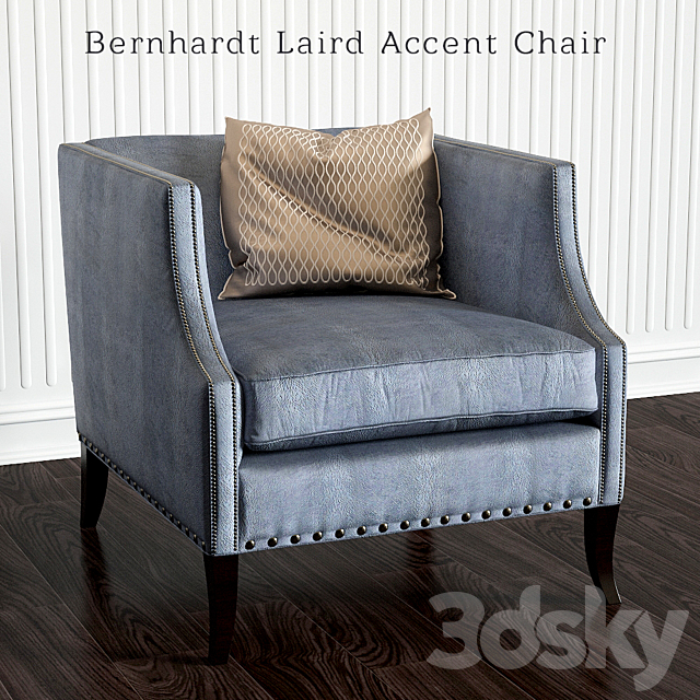 Armchair Bernhardt Laird Accent Chair 3ds Max - thumbnail 1