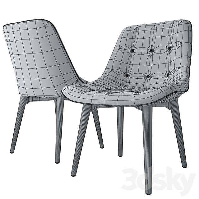 Armchair Bontempi cosmorelax 3ds Max - thumbnail 3