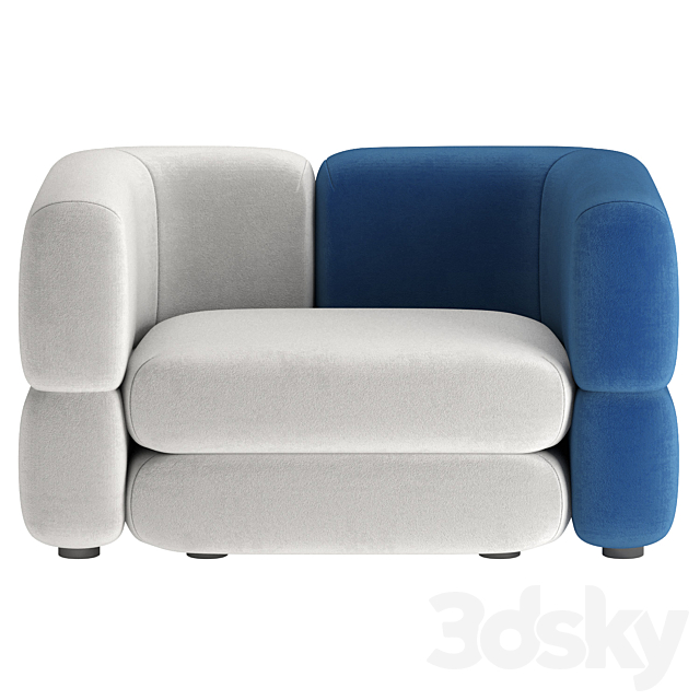 Armchair Brera Divan.ru 3DS Max Model - thumbnail 2