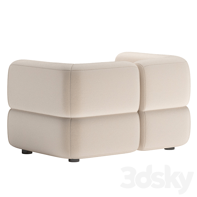 Armchair Brera Divan.ru 3DS Max Model - thumbnail 3