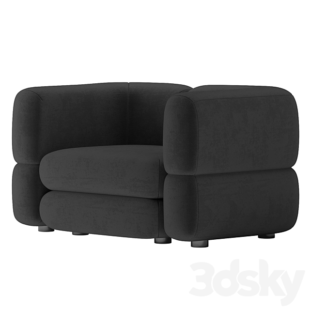 Armchair Brera Divan.ru 3DS Max Model - thumbnail 4