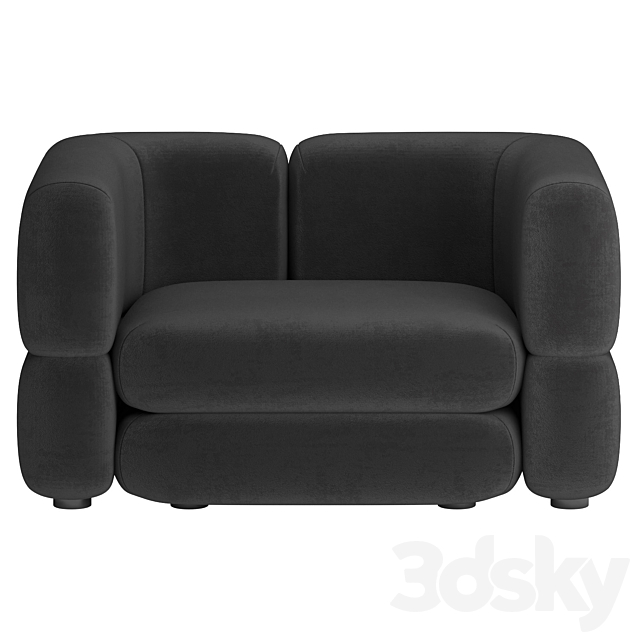 Armchair Brera Divan.ru 3DS Max Model - thumbnail 5