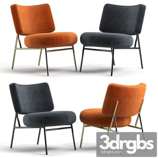 Armchair Calligaris Coco 3dsmax Download - thumbnail 1