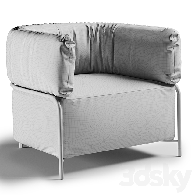 Armchair Calligaris Qaudrotta 3DSMax File - thumbnail 3