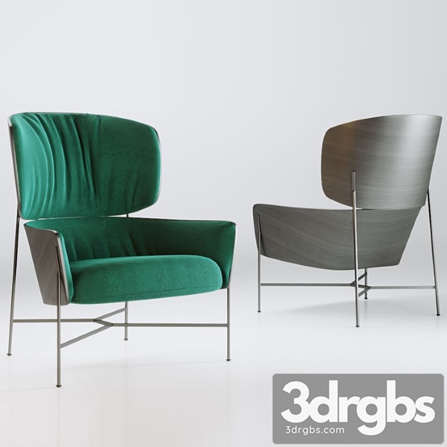 Armchair caristo 3dsmax Download - thumbnail 1