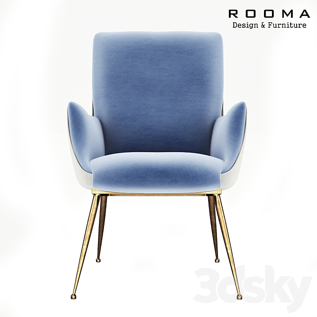 Armchair Chandler Rooma Design 3DS Max Model - thumbnail 2