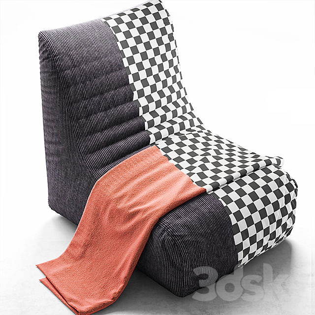 Armchair “chill out” 3DS Max Model - thumbnail 3