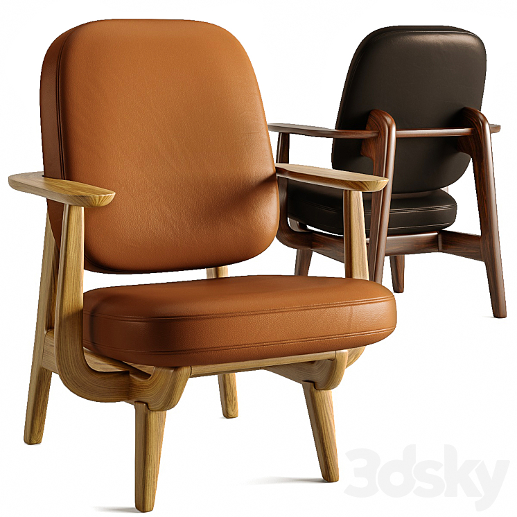 Armchair chita 3DS Max - thumbnail 1