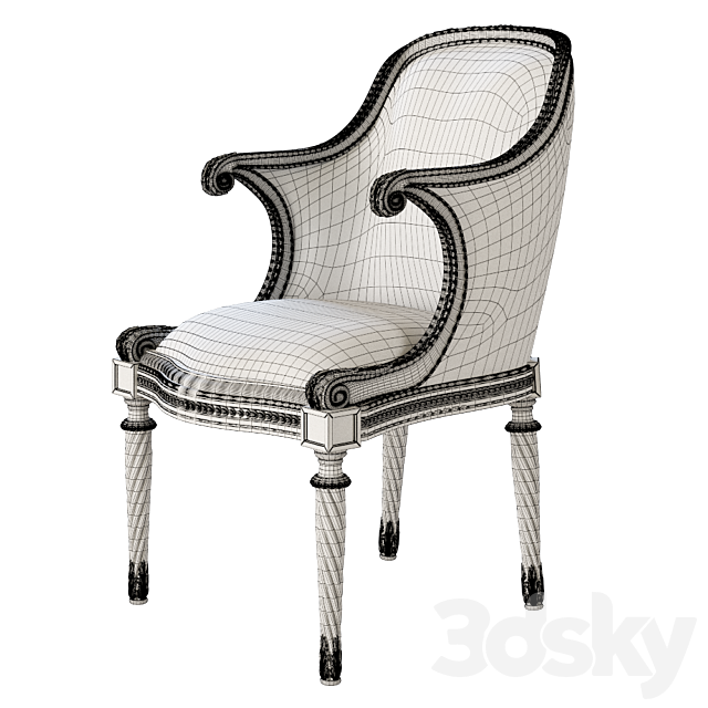 armchair Classic 3DSMax File - thumbnail 3