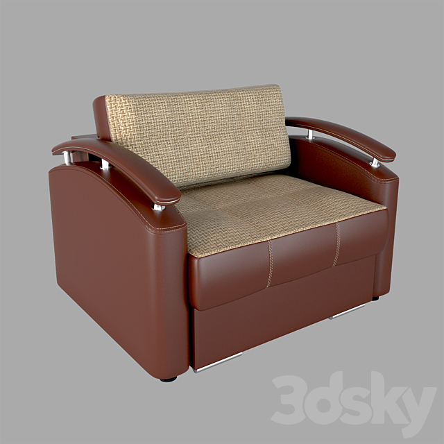 Armchair “Comfort 36” or “Luigi” 3DSMax File - thumbnail 2