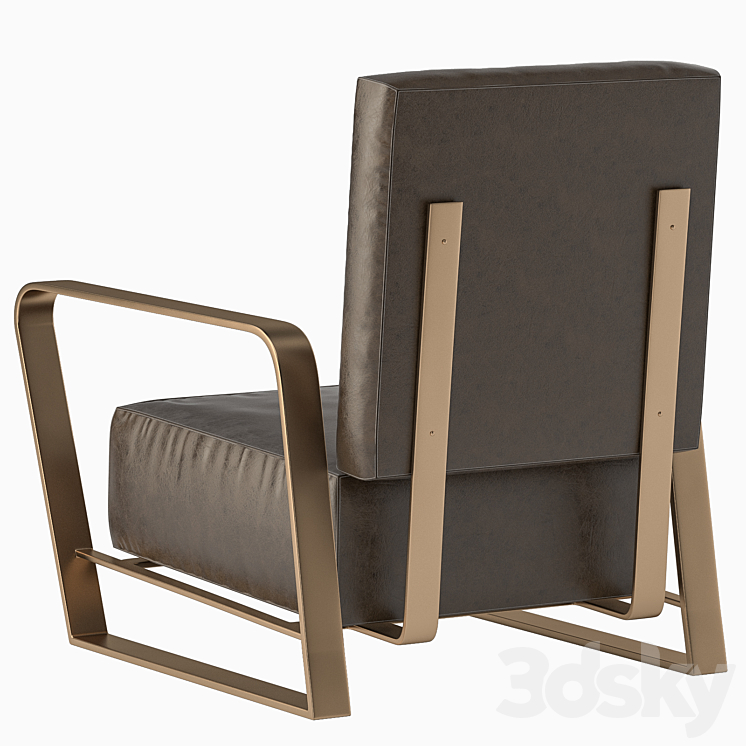 Armchair Corliss 3DS Max - thumbnail 2